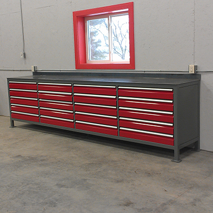 20-Drawer Workbench